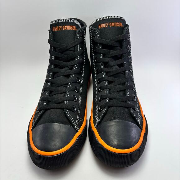 HARLEY DAVIDSON “Nathans” Leather Casual Shoes Men’s Size 8 - Picture 5 of 12